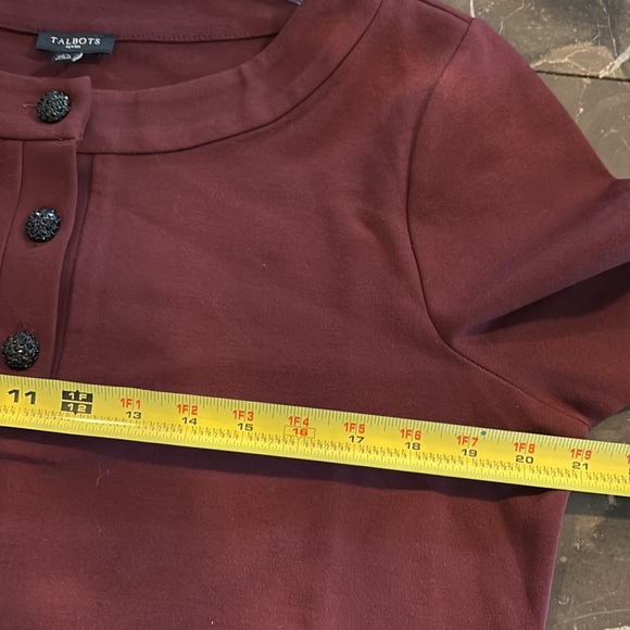 Talbots Maroon Top - Picture 7 of 8